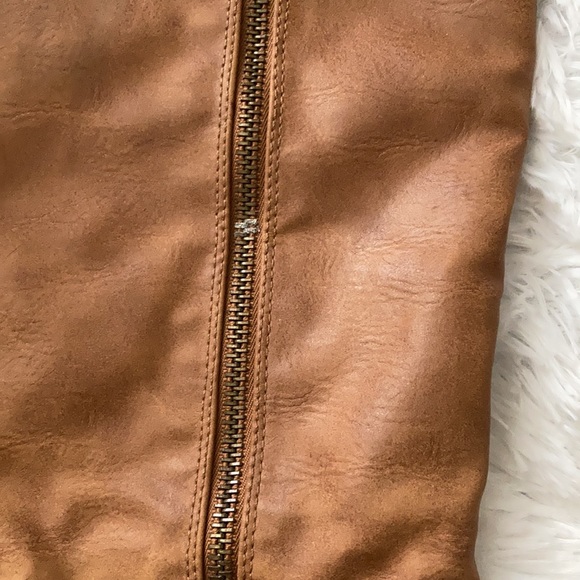 Nine West Tan Wedge Heel Boots - Picture 3 of 7